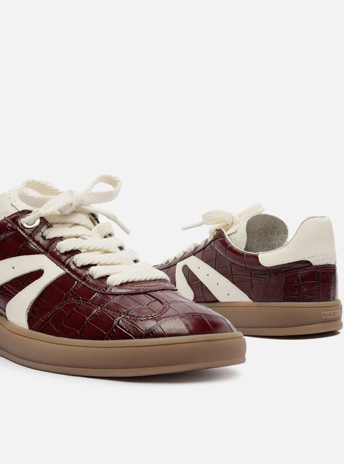 Tênis Vermelho Croco Amarração ARZ72