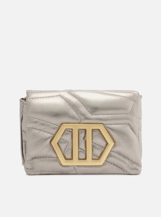 Bolsa Tiracolo Prata Couro Emma Pequena