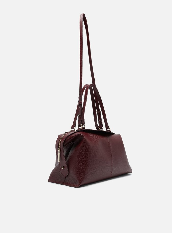 Bolsa Bowling Vermelha Grande Mix Texturas