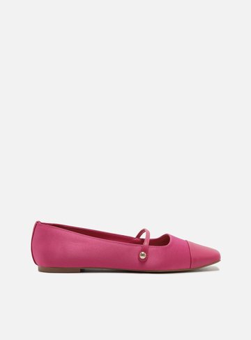 Sapatilha Cetim Cap Toe Rosa