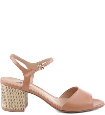 Sandália Palha Tramada Blush