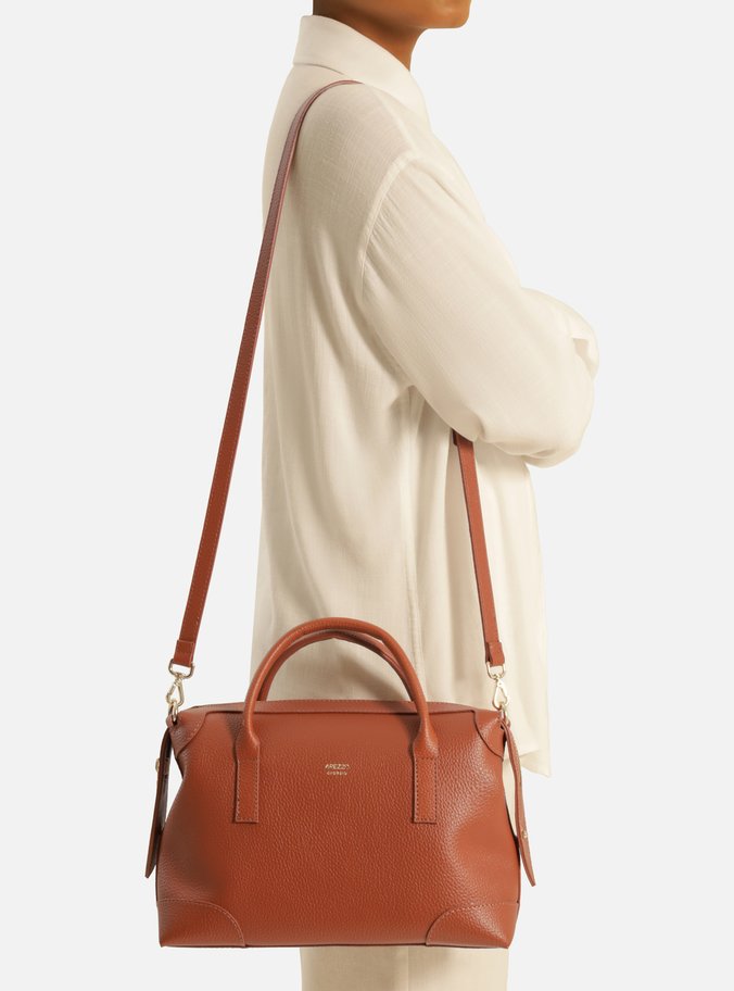 Bolsa Bowling Marrom Grande Recortes