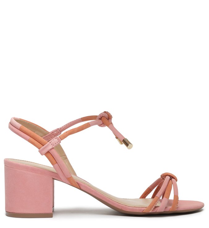 sandalia arezzo rosa