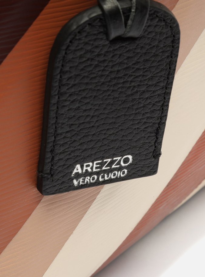 Bolsa Tote Preta Couro Bella Média Marrom