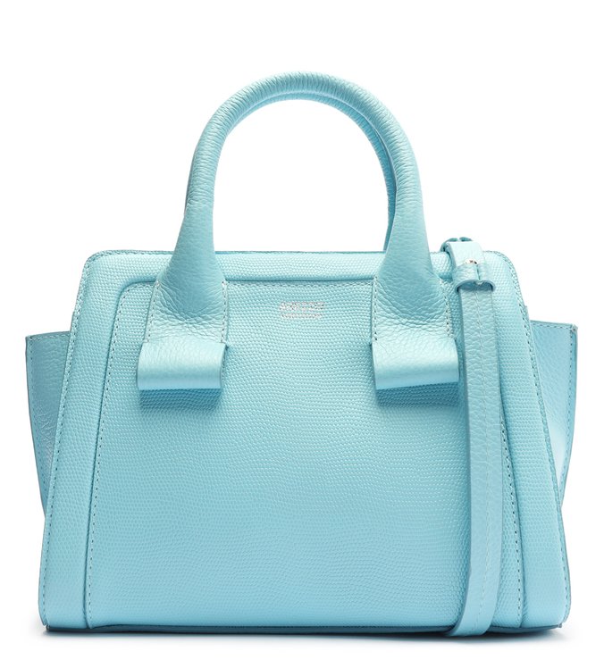 Bolsa Tote Azul Couro Antônia Média
