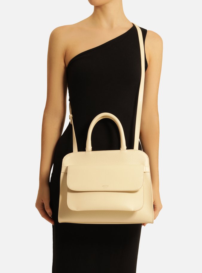 Bolsa Tote Branca Média Pouch Removível
