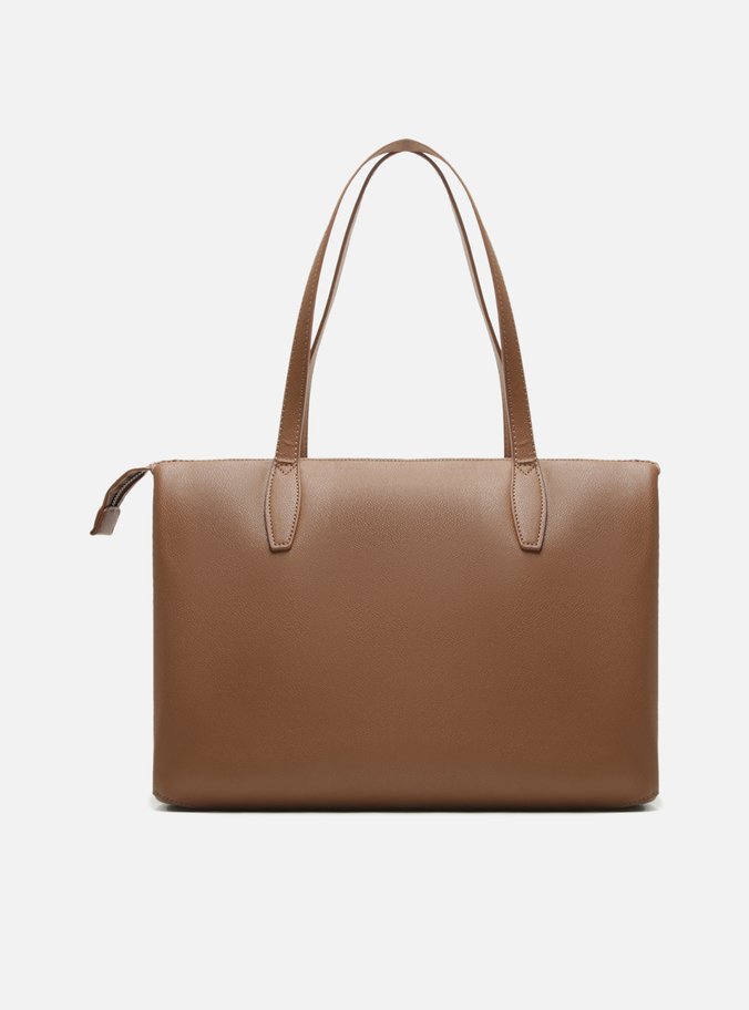 Bolsa Shopping Marrom Grande Básica