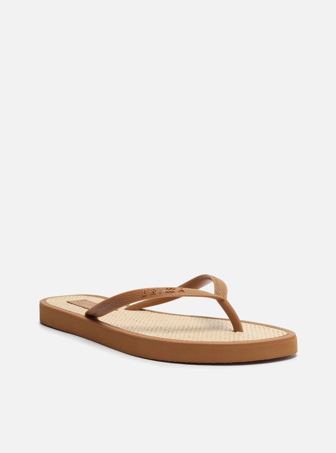 Chinelo de Dedo Marrom Bico Redondo Essential Brizza