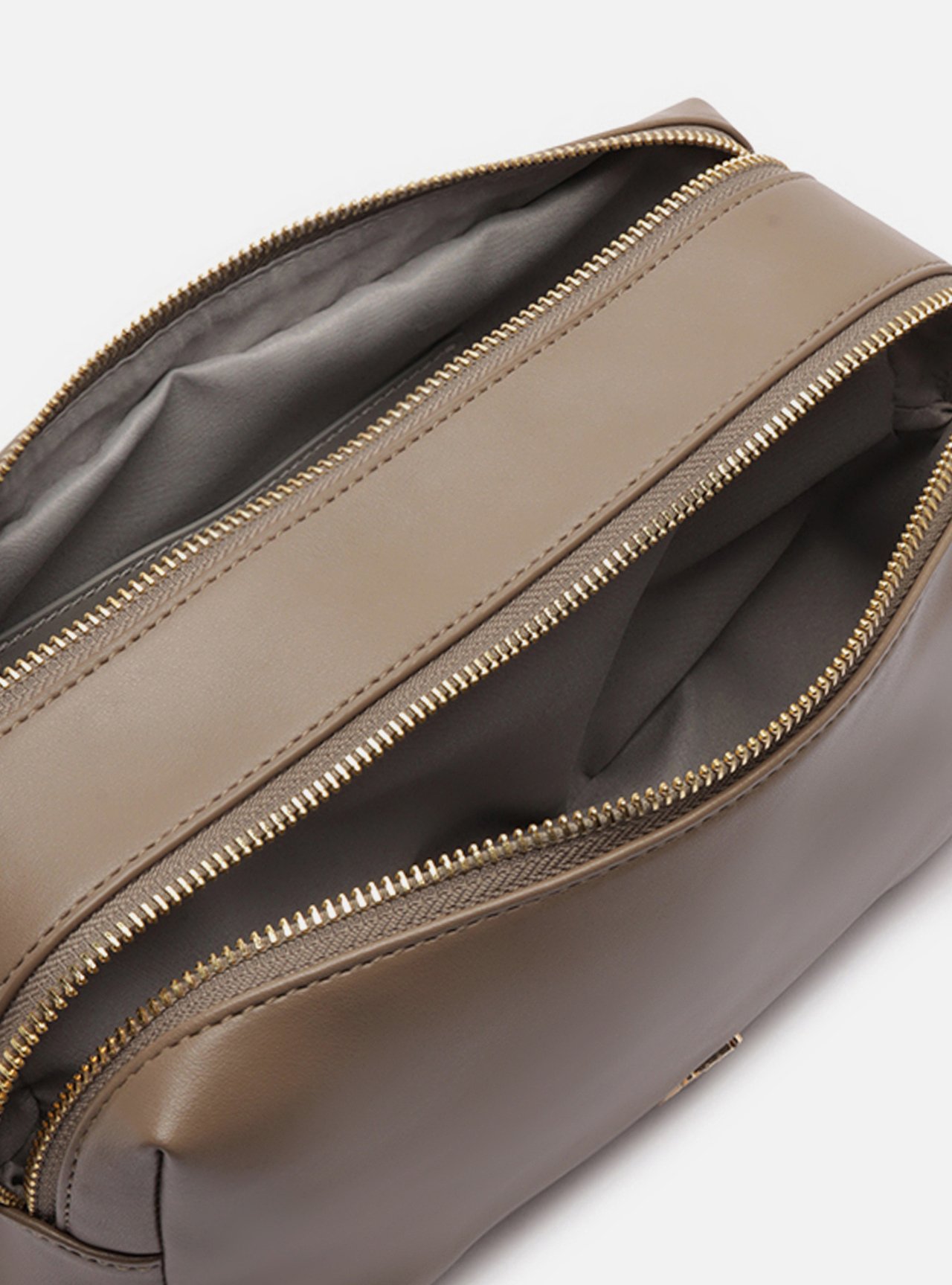 Bolsa Tiracolo Cinza Média — foto 4