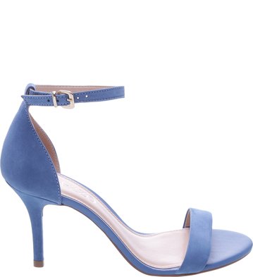 Sandália Isabelli Média Nobuck Azul