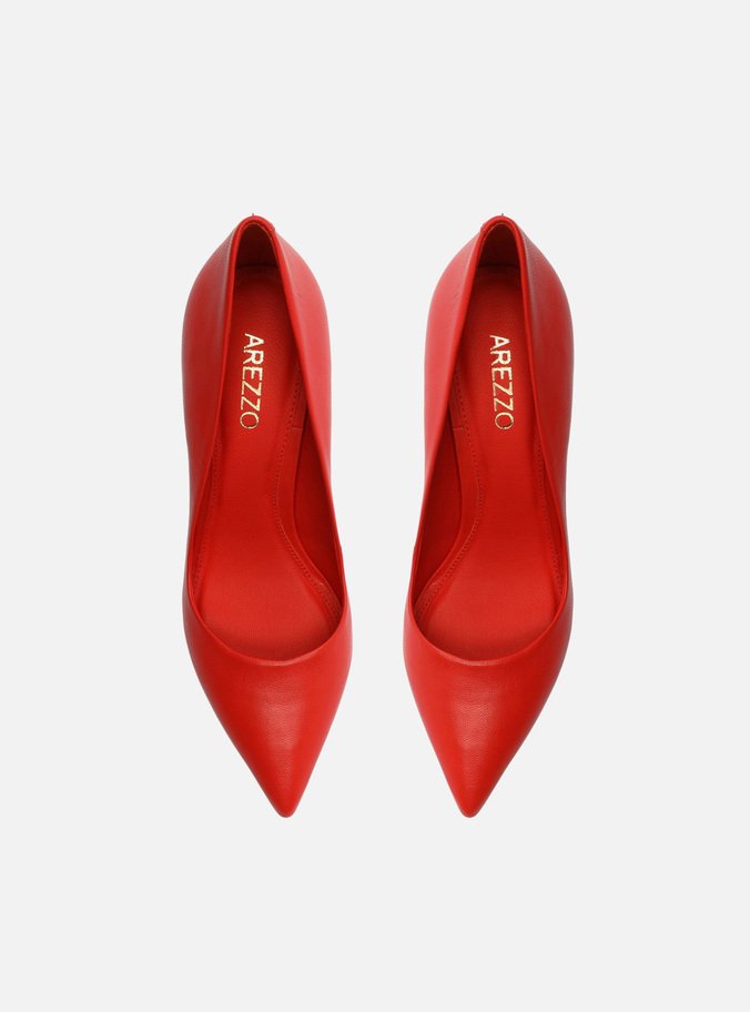 Scarpin vermelho sale arezzo