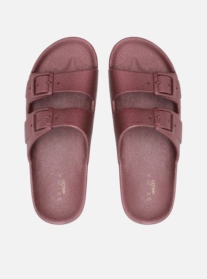 Slide Vinho Metal Tiras Lua Brizza
