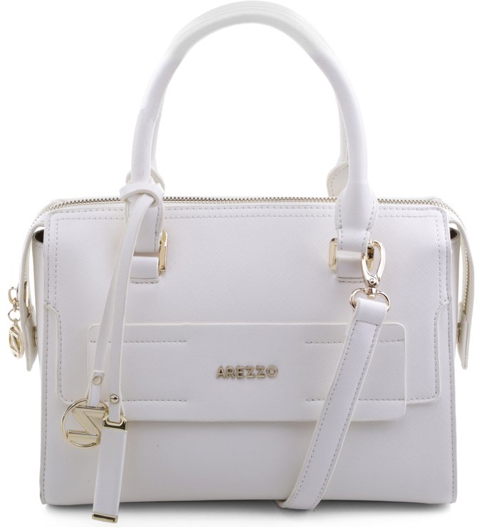 Bolsa Bowling Textura Branca