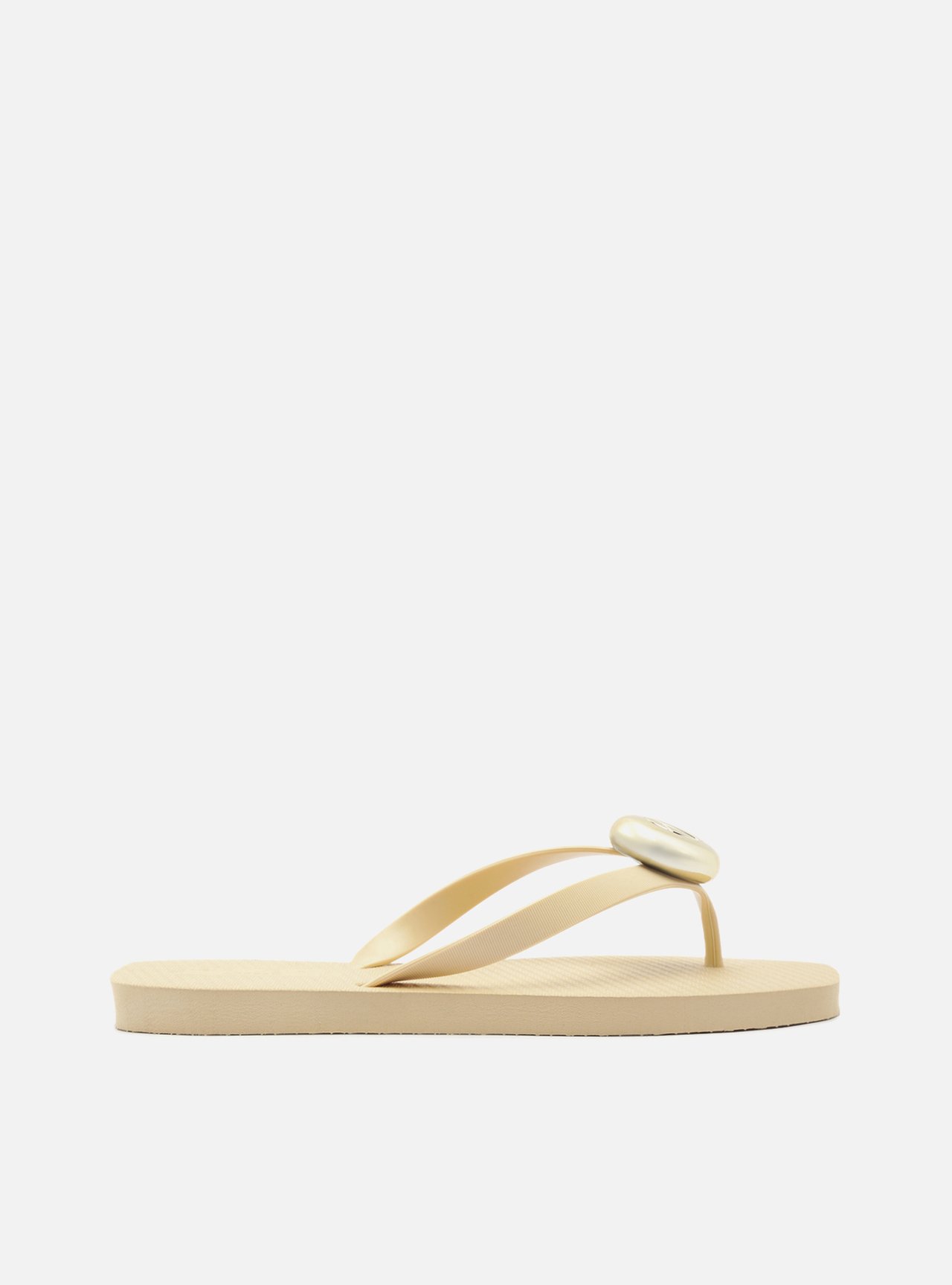Chinelo de Dedo Off White Square Metal Brizza — foto 3