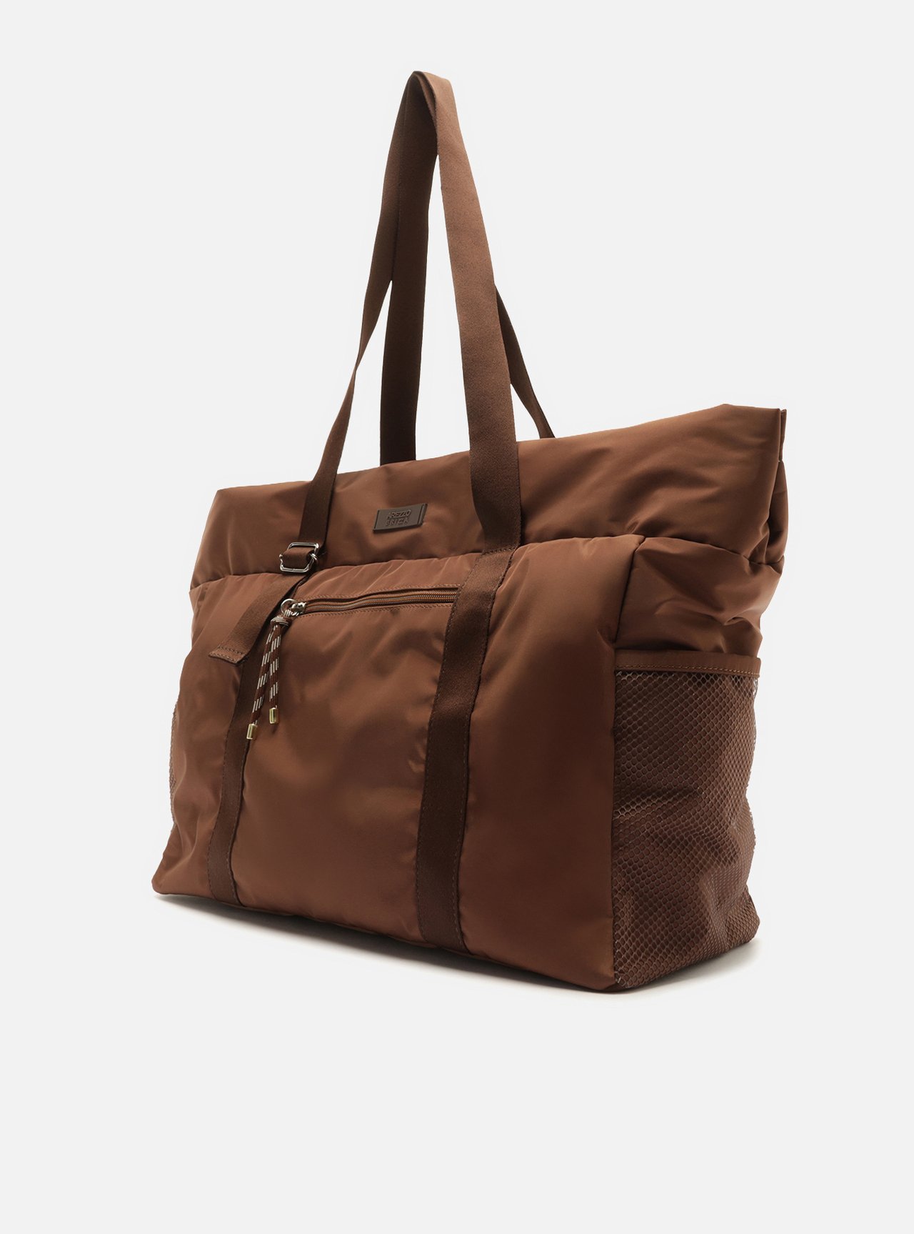 Bolsa Shopping Marrom Grande Matelassê Brizza — foto 2