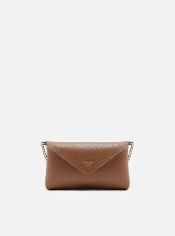 Bolsa Tiracolo Marrom Clara Giorno Pequena Envelope