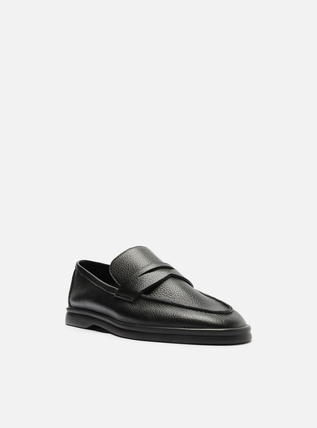 Mocassim Preto Couro Tira Classic — foto 2