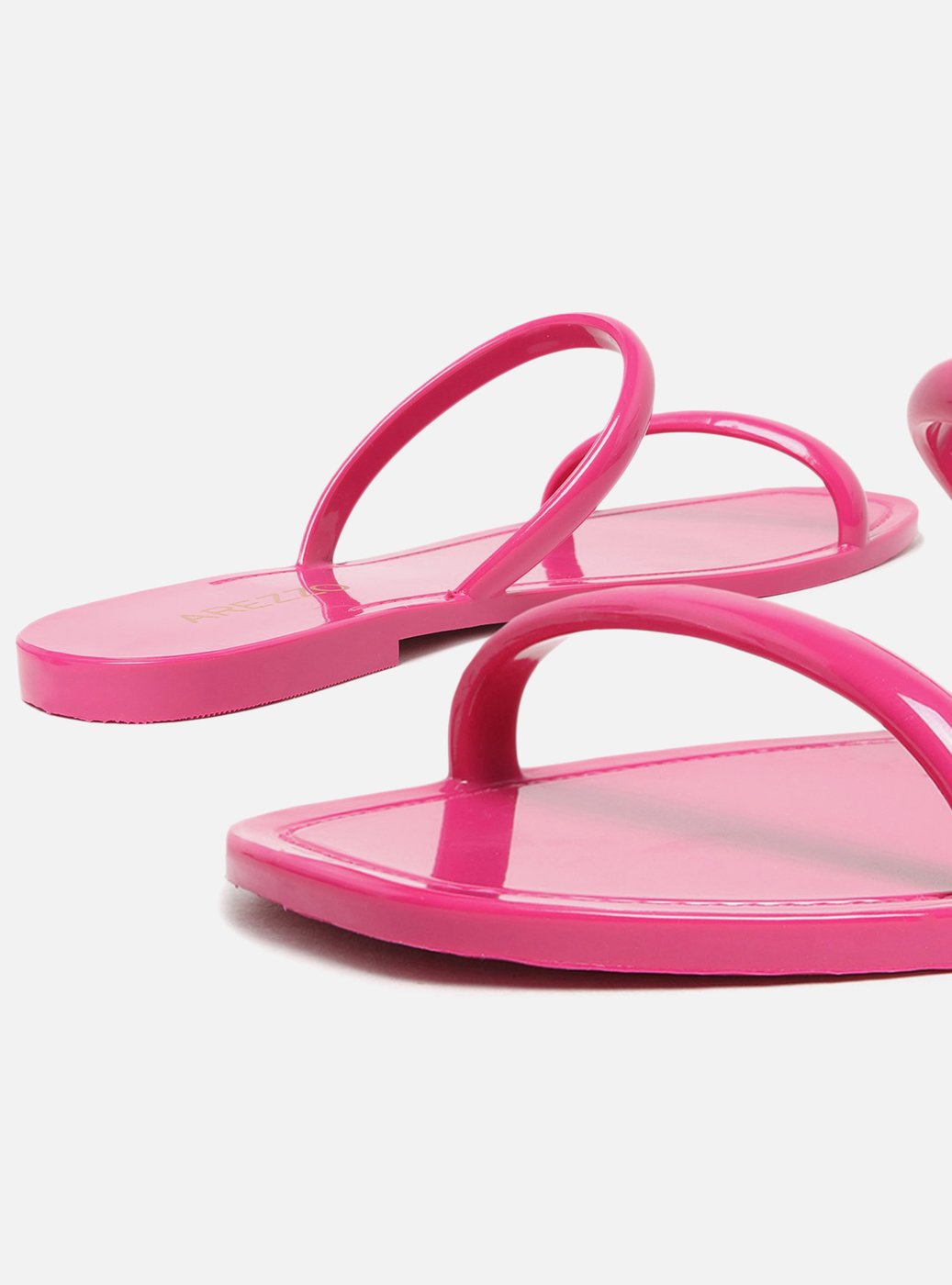 Kit Rasteira Rosa Brilho e Bag Transparente Brizza — foto 4