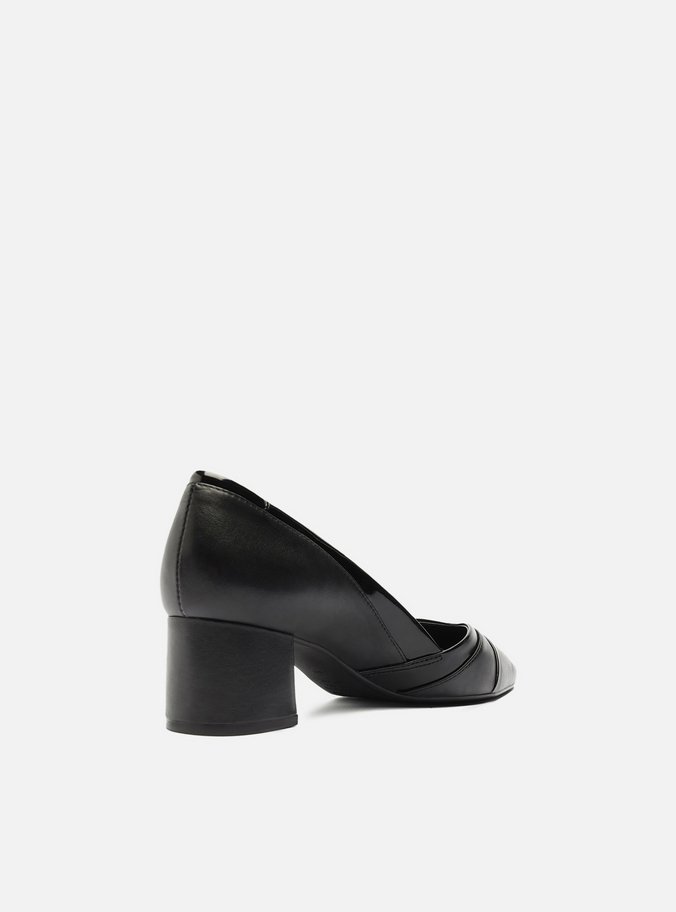 Scarpin Preto Salto Bloco