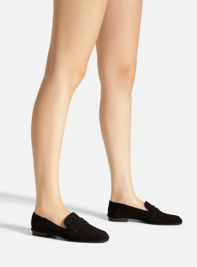 Mocassim Preto Acamurçado Tira Classic