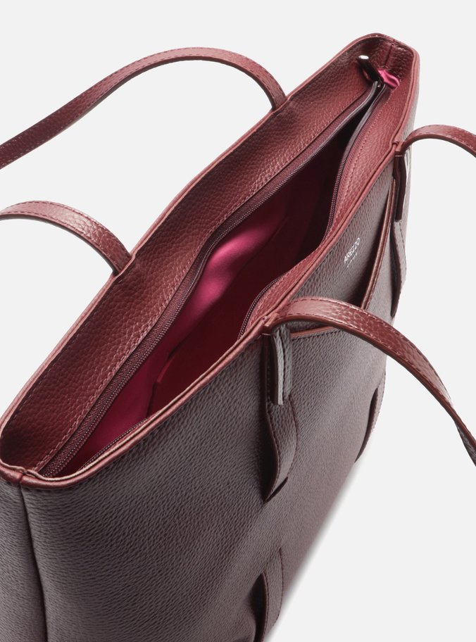 Bolsa Shopping Vinho Grande Tiras