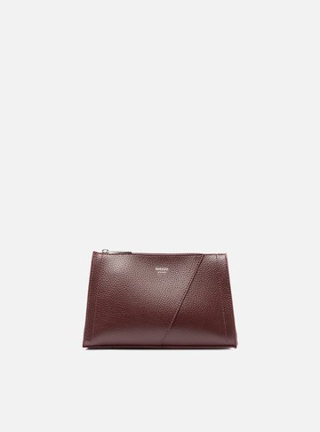 Bolsa Tiracolo Vinho Textura Pequena