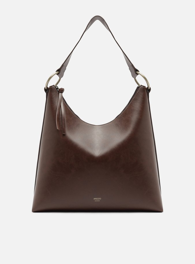 Bolsa Hobo Marrom Grande