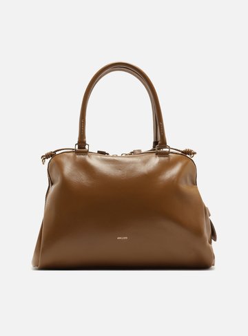 Arezzo — Bolsa Tote Marrom Couro Grande