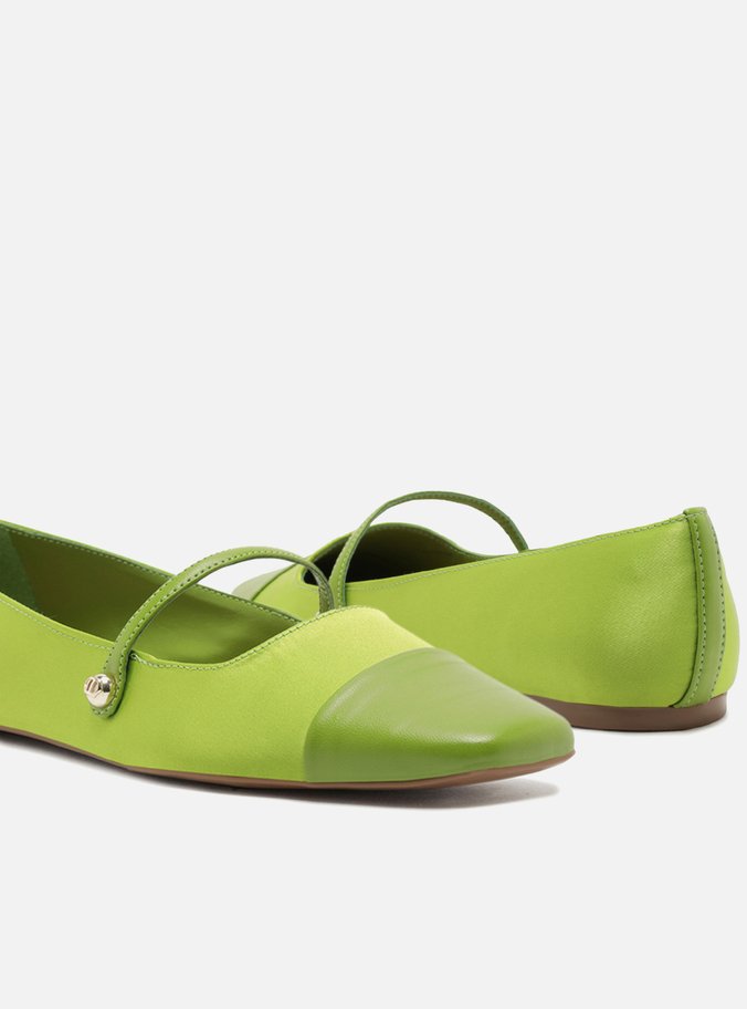 Sapatilha Cetim Cap Toe Verde