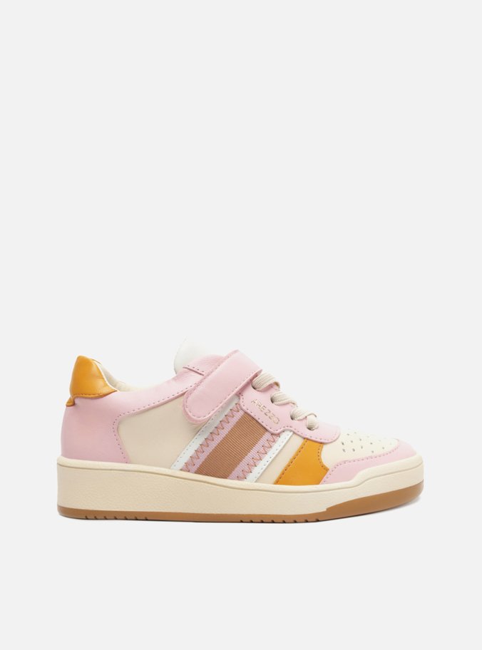Tênis Infantil Rosa Velcro Color Bambini