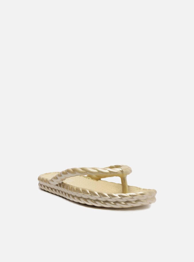 Chinelo de Dedo Dourado Marrocos La Sirene