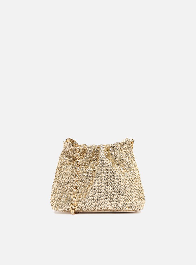 Bolsa Tiracolo Dourada Trama Esther Pequena