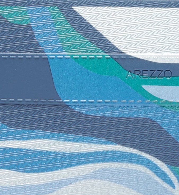 Pouch Azul Multicolorida Malu Brizza