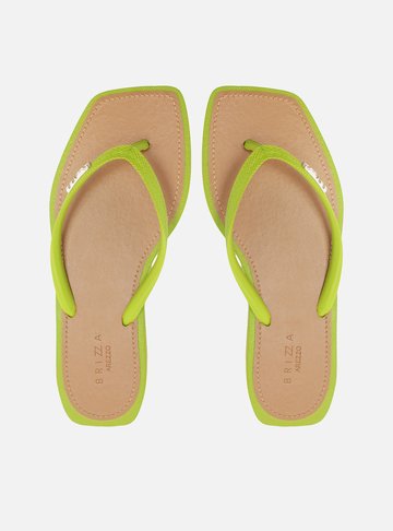 Chinelo de Dedo Verde Recouro Square Brizza