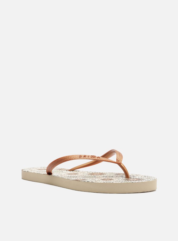 Chinelo de Dedo Marrom Estampa Marrocos Essential