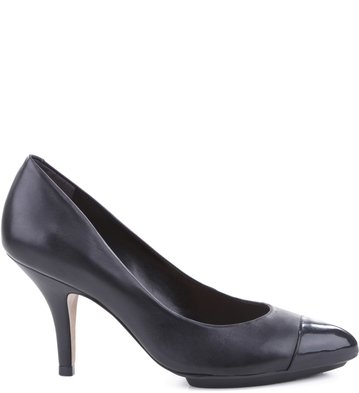 Scarpin Urban Couro Preto