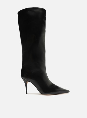 Bota Preta Cano Longo Salto Fino