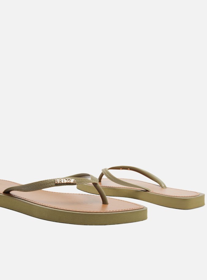 Chinelo de Dedo Verde Army Leaf Recouro Brizza