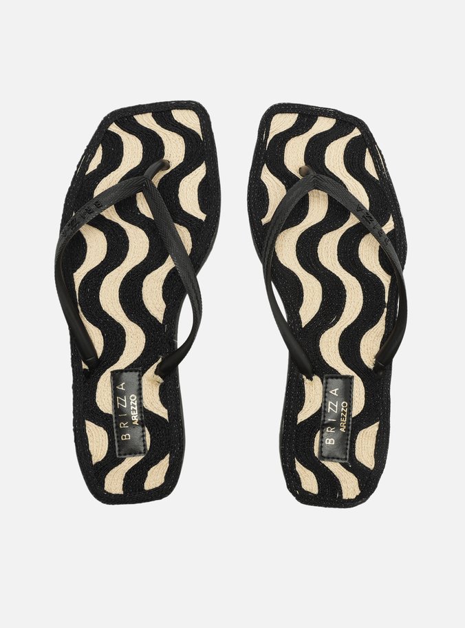 Chinelo de Dedo Preto Brizza
