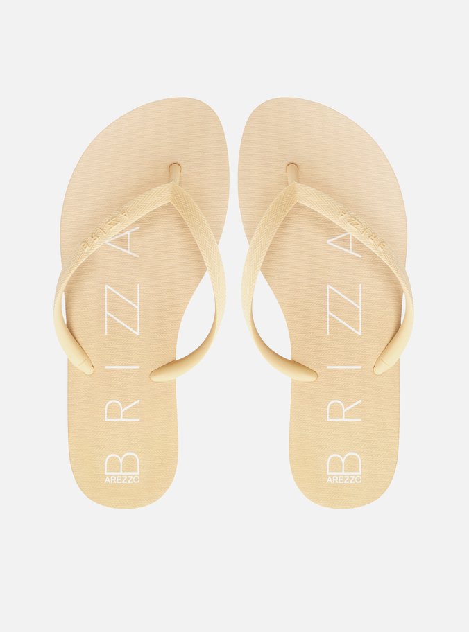 Chinelo de Dedo Bege Básico Brizza