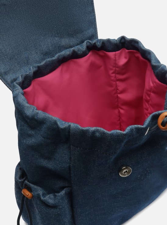 Mochila Azul Denim Gigi Média