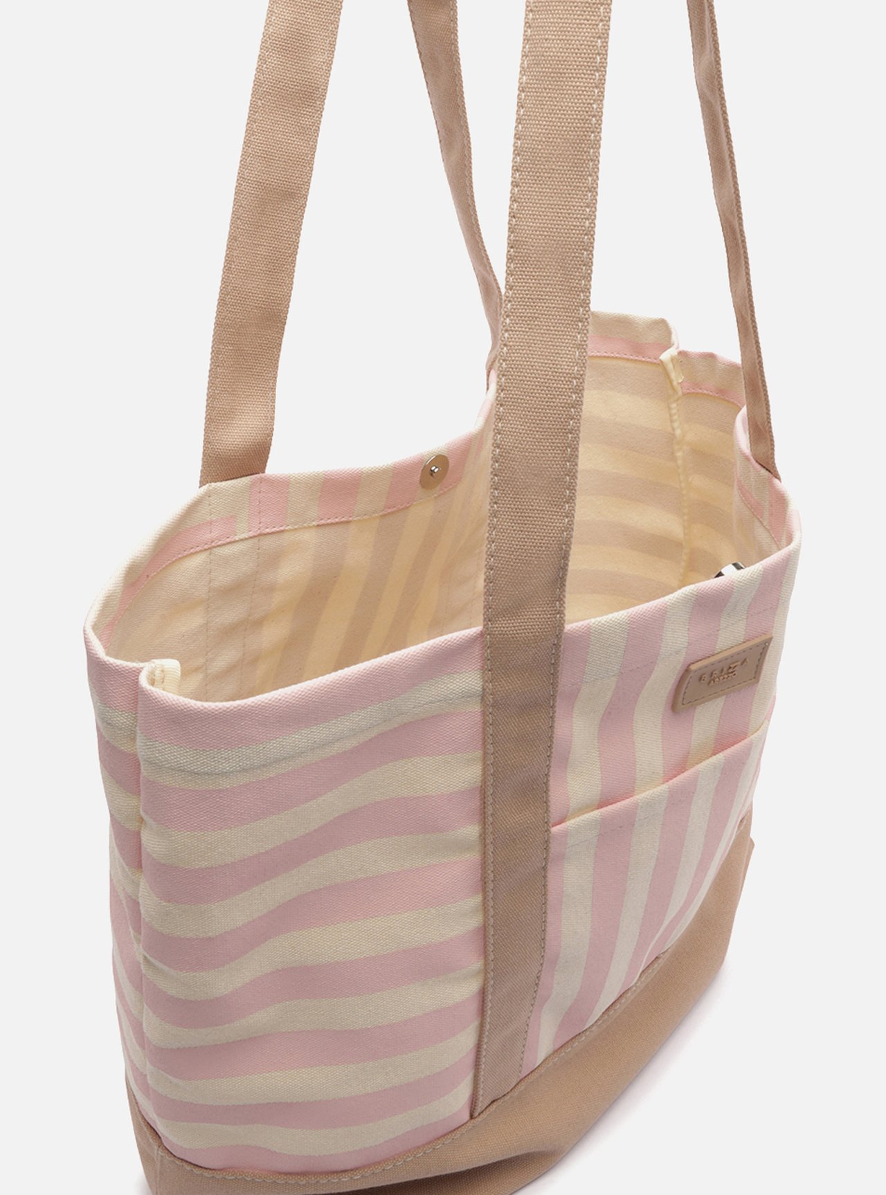 Bolsa Shopping Azul Grande Listrada Brizza — foto 4