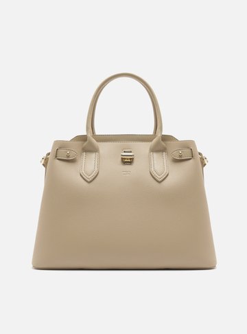 Bolsa Tote Bege Grande