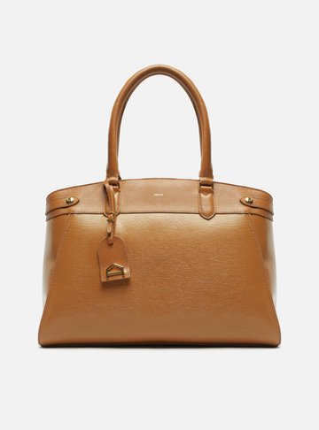 Bolsa Shopping Marrom Grande