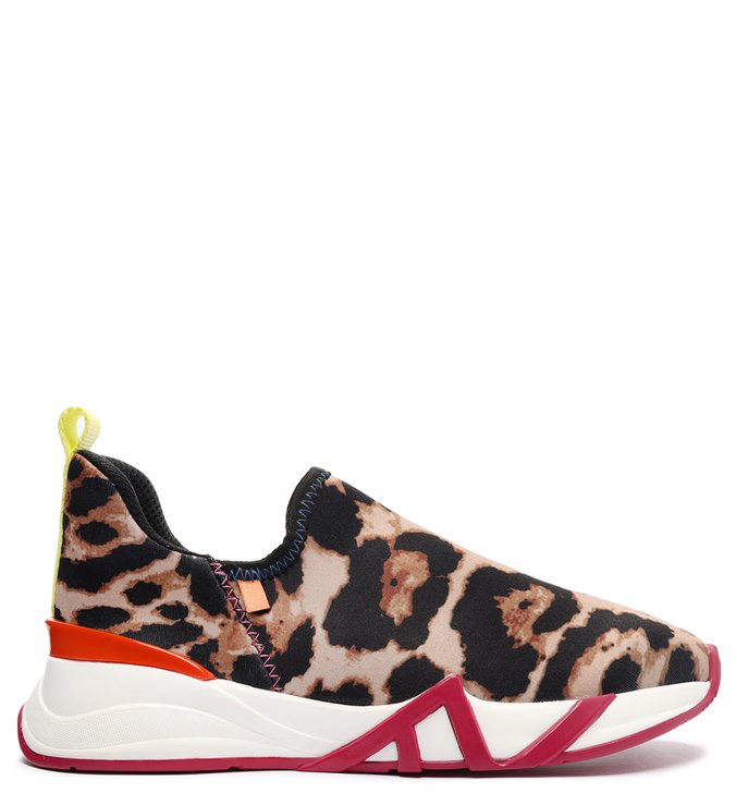 Tênis Slip On Animal Print Tecido ZZ Mov