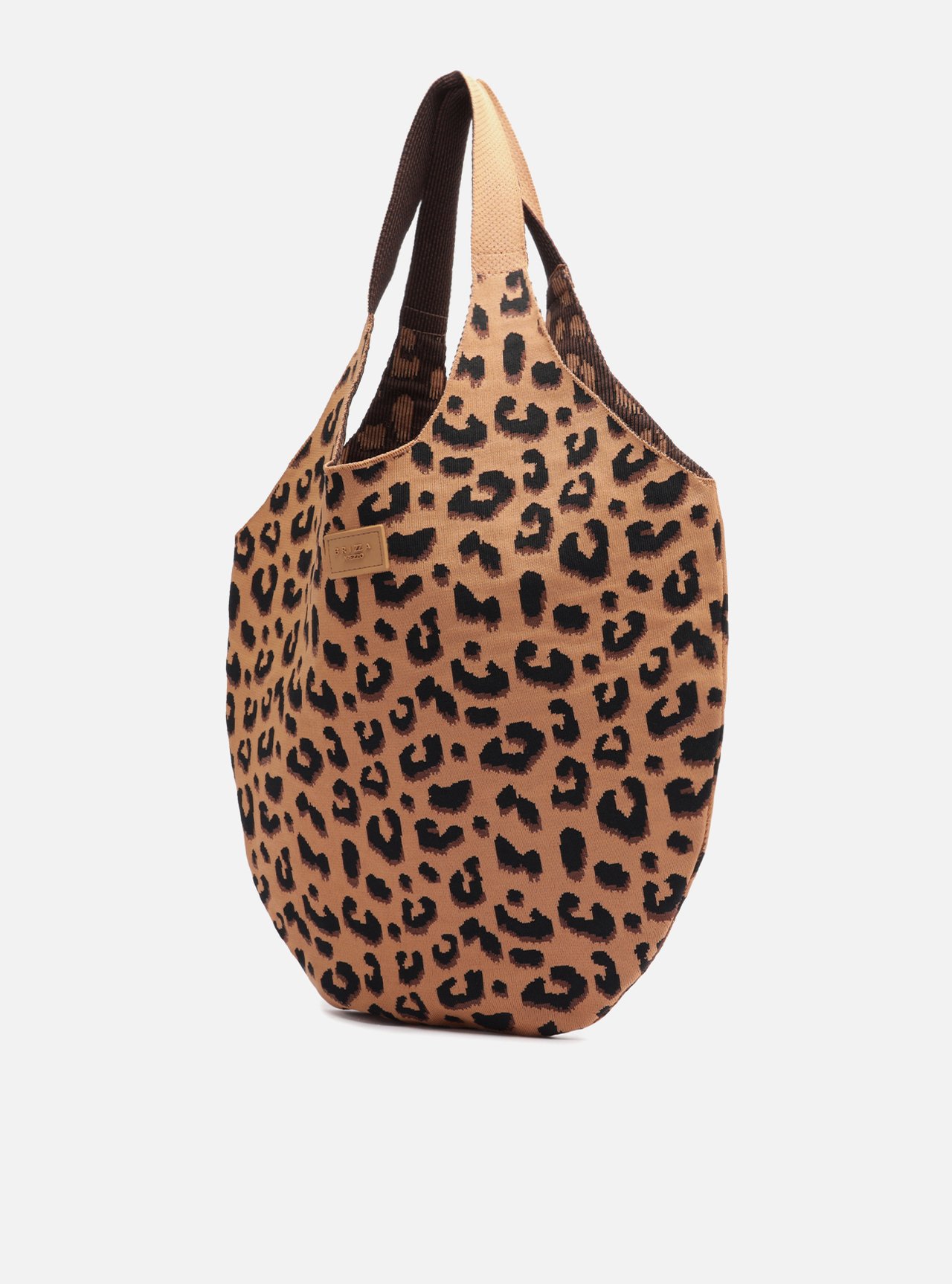 Bolsa Shopping Animal Print Crochê Mayra Glam Grande — foto 2