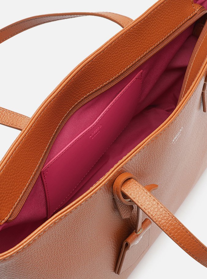 Bolsa Shopping Marrom Manu Grande