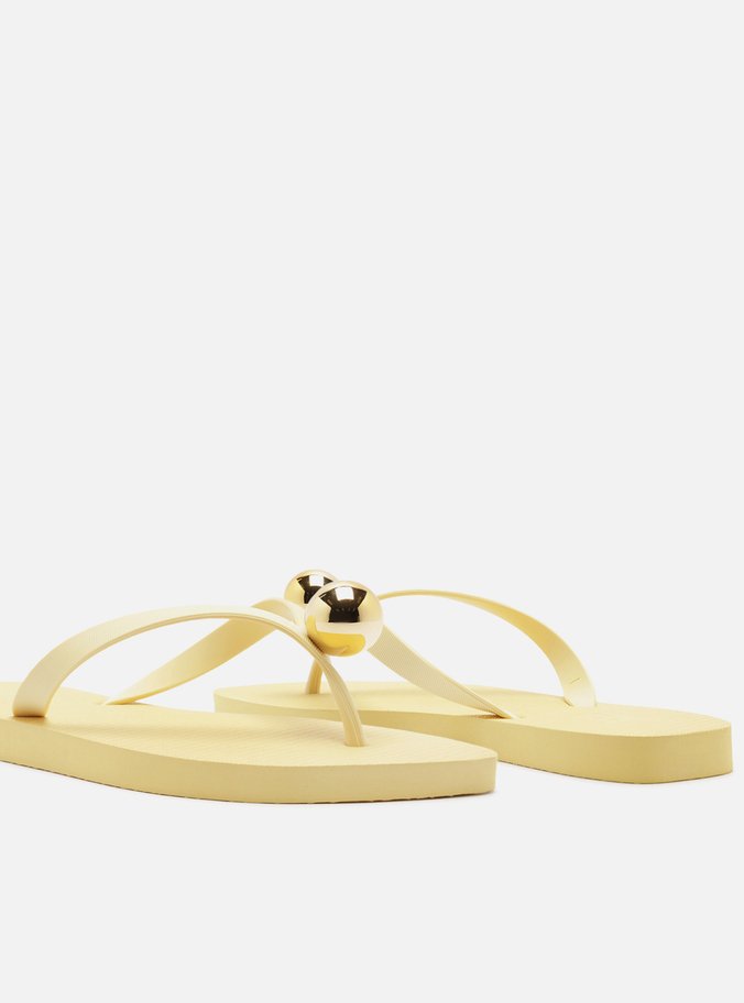 Chinelo De Dedo Amarelo Brizza