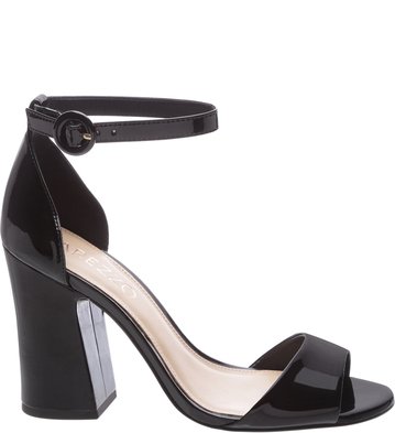 Sandália Verniz Isabelli Feminino Preta