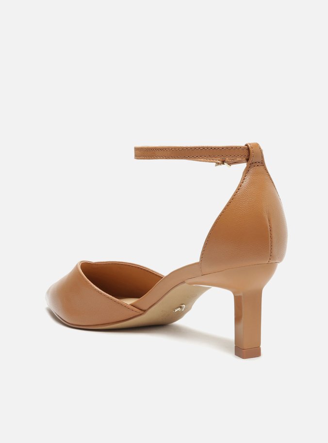 Scarpin Nude Salto Fino Slingback